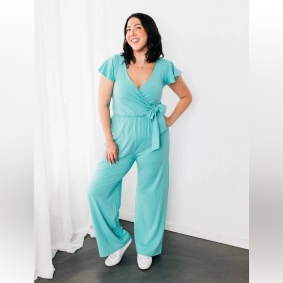 Smash + Tess Pants - SMASH AND TESS TURQUOISE XXS